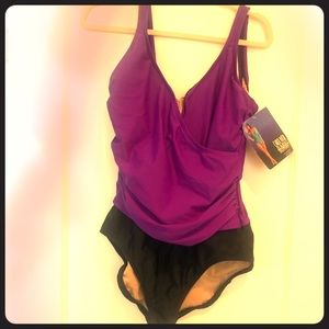 Carol Wior Swimsuit with power mesh lining